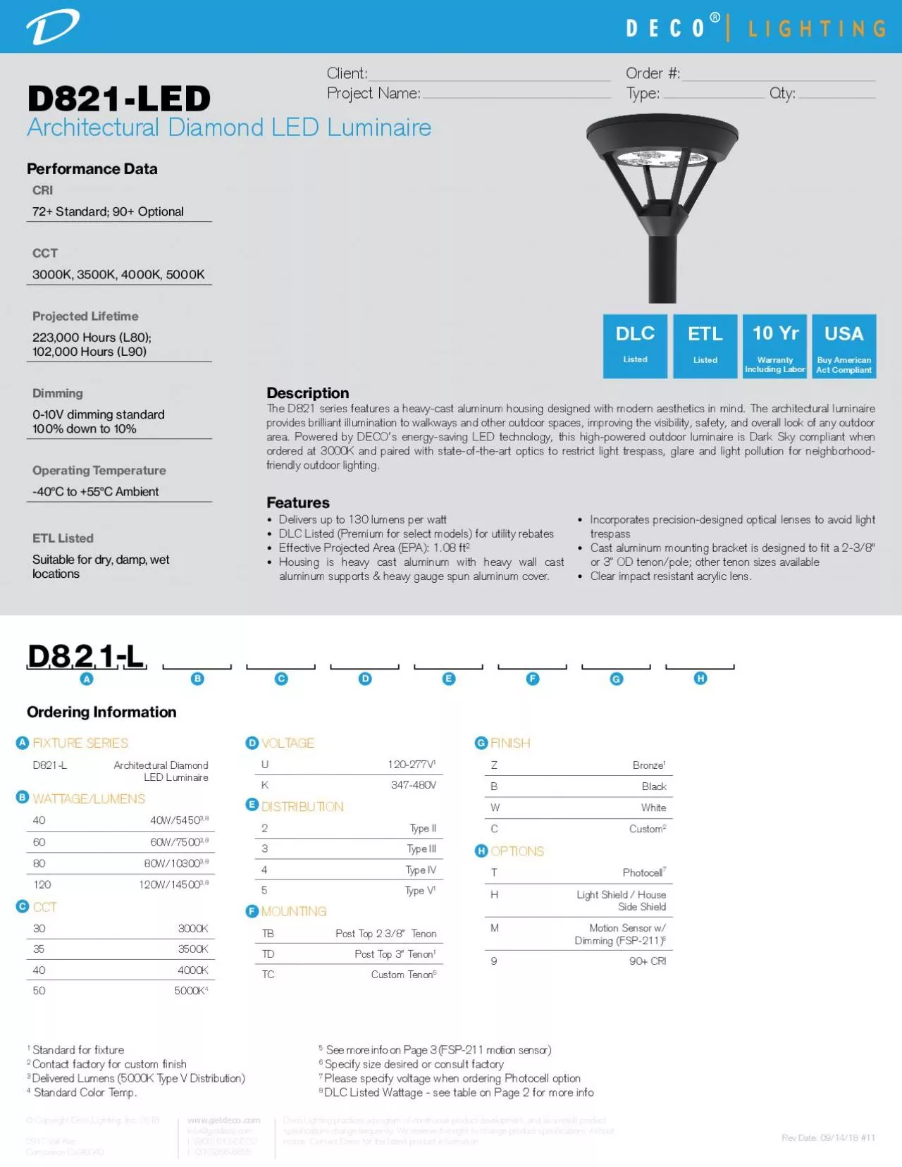 PDF-DescriptionThe D821 series features a heavy-cast aluminum housing desi