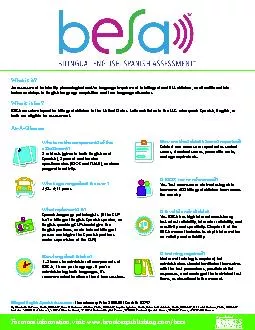 PDF-At-A-GlanceWhat is it?An assessment to identify phonological and/or la