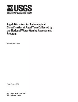 Algal Attributes: An Autecological lassification of Algal Taxa Collect