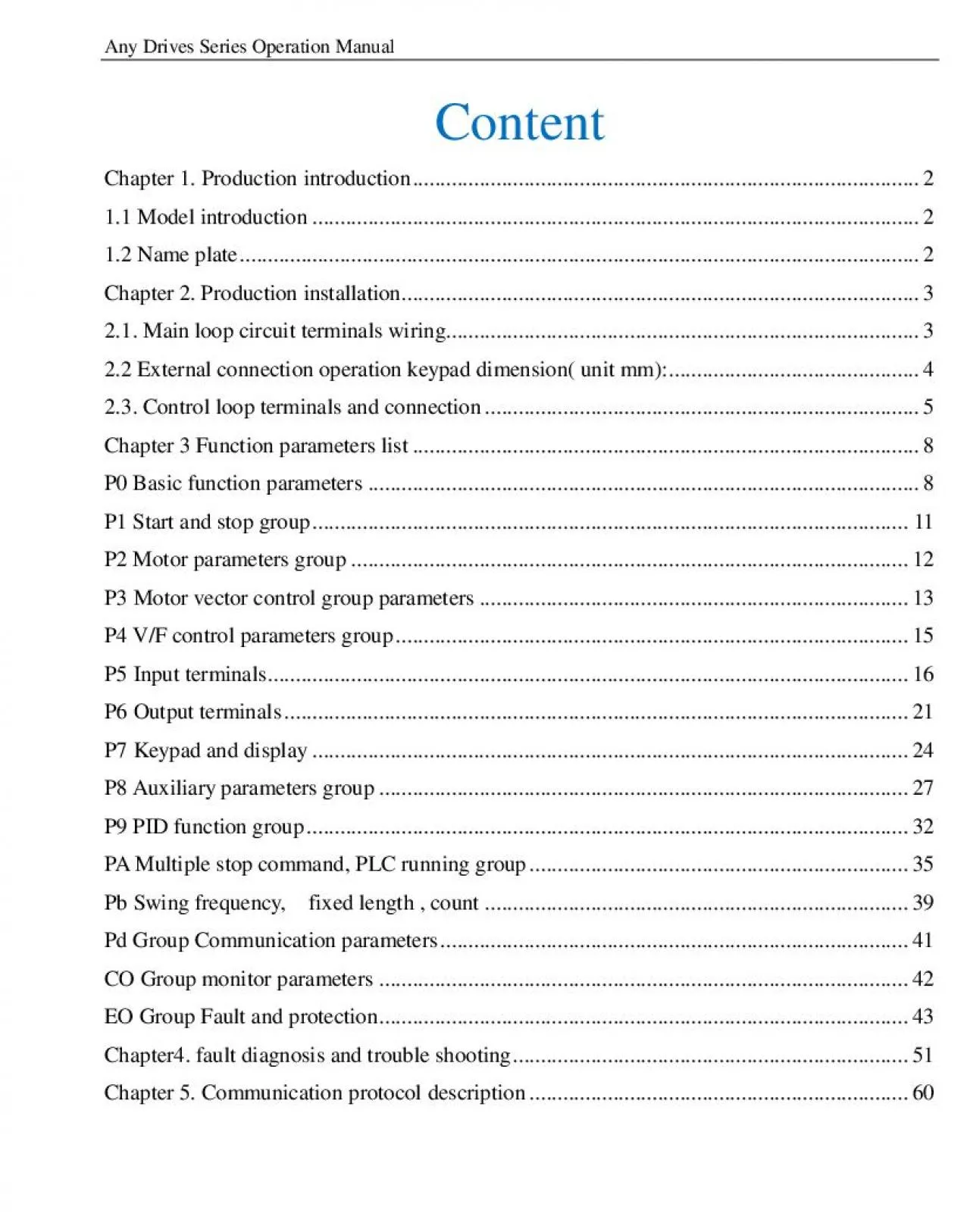 PDF-Any Drives Series Operation Manual