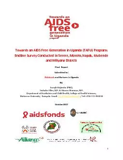 Towards an AIDS Free Generation in Uganda (TAFU) Program: