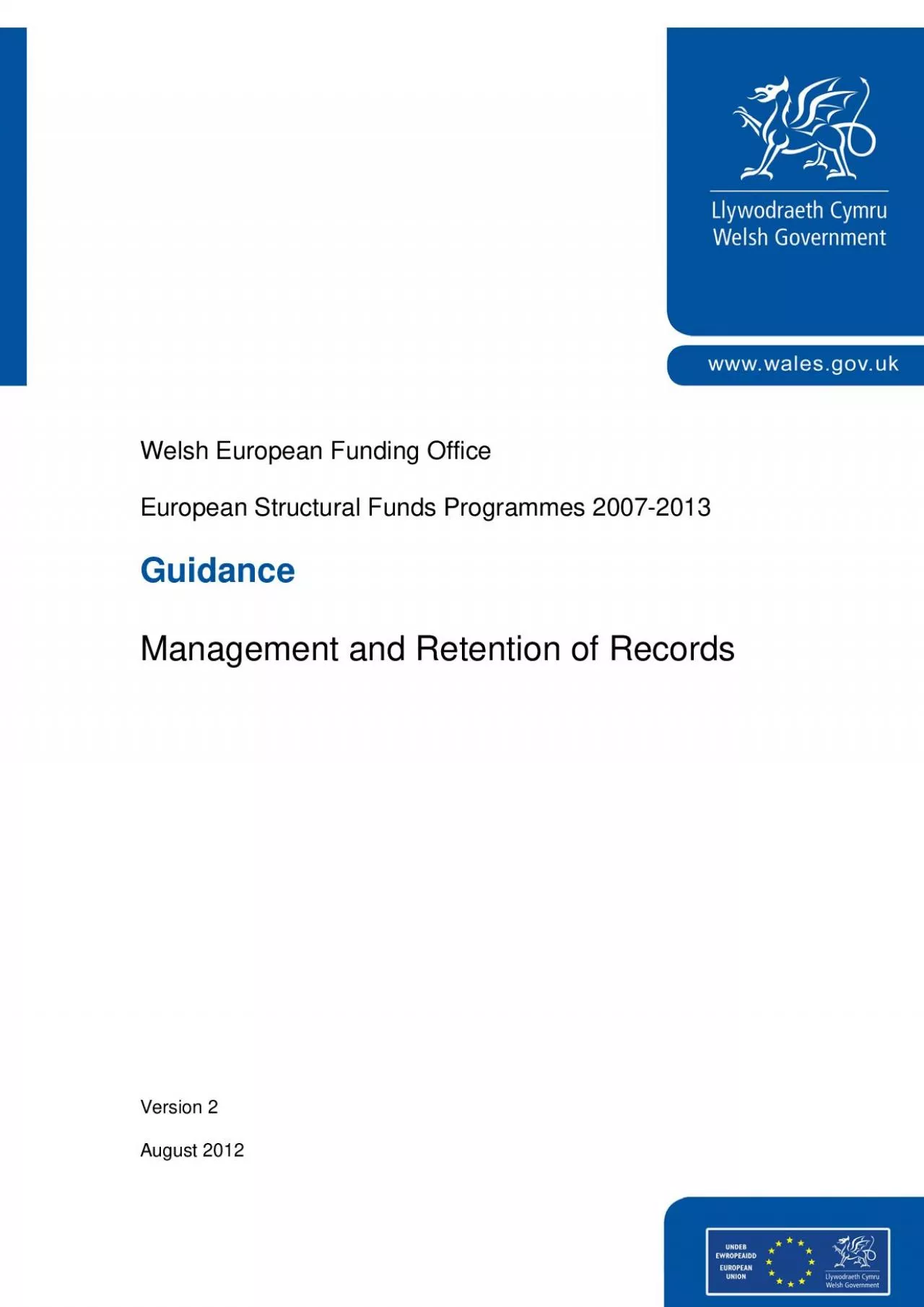 PDF-Management and Retention of Records