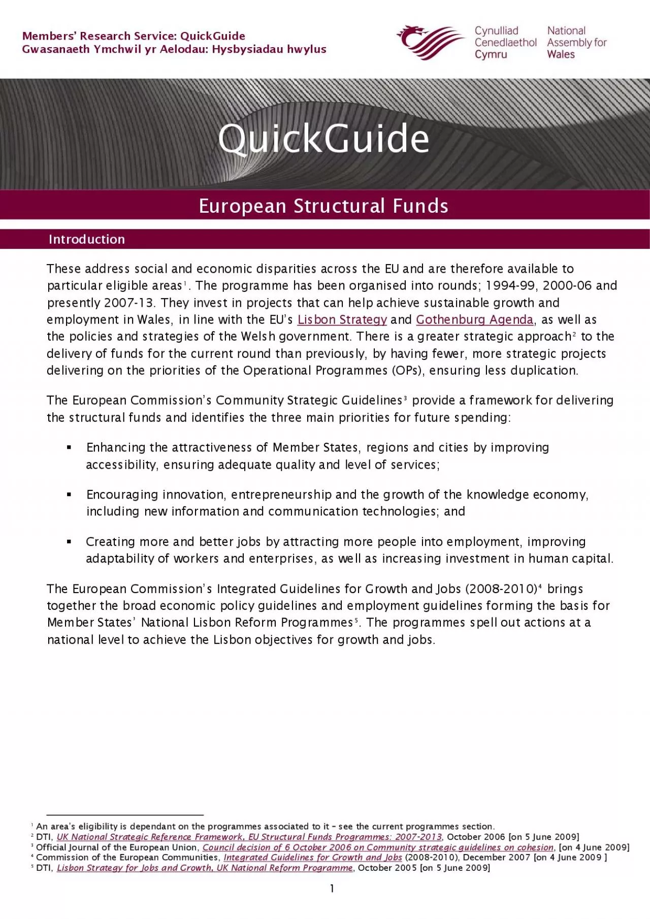 PDF-Members’ Research Service: QuickGuide