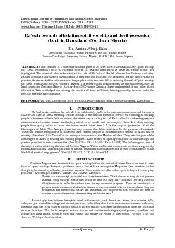 International Journal of Humanities and Social Science Invention
...