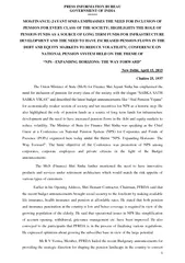 PRESS INFORMATION BUREAU GOVERNMENT OF INDIA  MOSFINAN