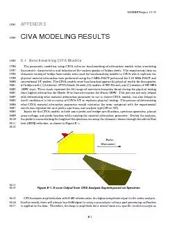 NCHRP Project 14-35 Benchmarking CIVA Models   The parametric modeling