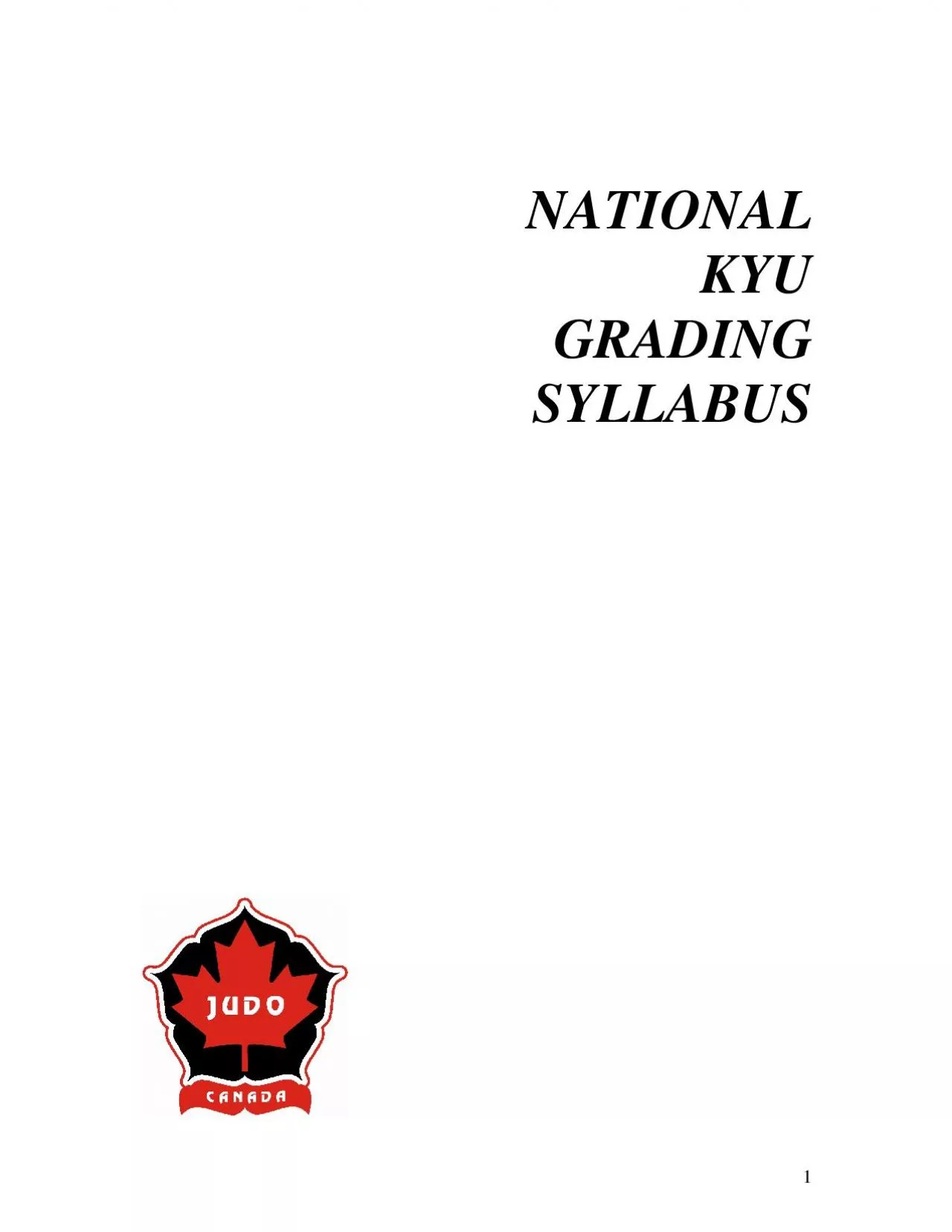 PDF-NATIONAL KYU GRADING SYLLABUS