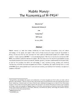 PDF-Mob‹Že Money:  TŠe Econo‹cs o