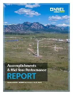 Accomplishments & Mid-Year PerformanceWIND ENERGY PROGRAM: FISCAL YEAR