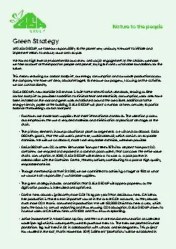 Green Strategy At GASA GROUP, we take our responsibility to the planet