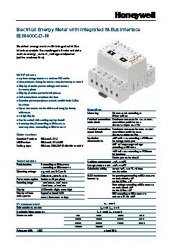 Technical data