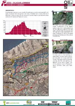 DISCOVERING LEZO´S SURROUNDINGSLEZO - OLAZAR-LORBIDE