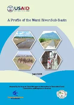 A Prole of the Wami River Sub-Basin Prepared by the Tanzania Coas