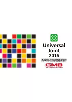 UNIVERSAL JOINT TYPE & MESURMENT SYSTEM INDENTIFICATION & WEIGHT LIST