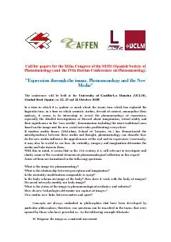 Call for papers for the XII