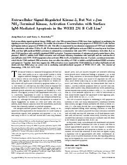 ExtracellularSignal-RegulatedKinase-2,ButNotc-Jun-TerminalKinase,Activ