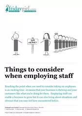 Things to consider when employing staff   Copyright Fr