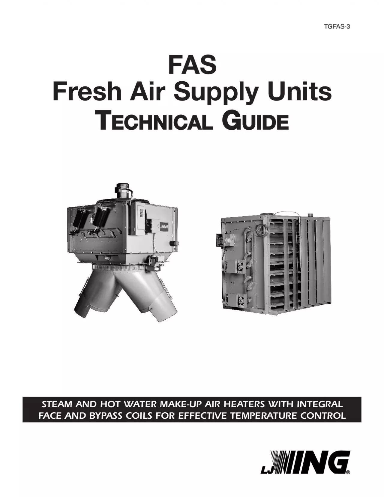 PDF-STEAM AND HOT WATER MAKE-UP AIR HEATERS WITH INTEGRAL FACE AND BYPASS