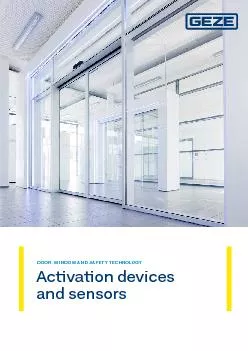 Acvaon devicesand sensorsDOOR, WINDOW AND SAFETY TECHNOLOGY