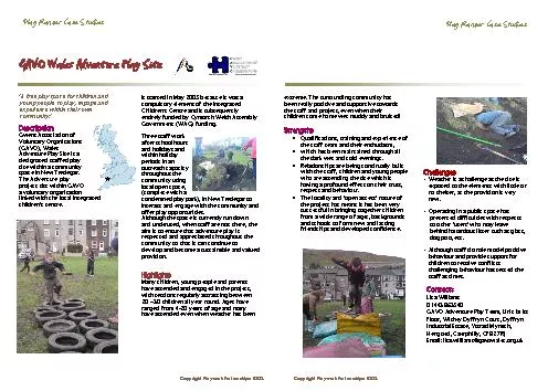 PDF-GAVO Wales Adventure Play