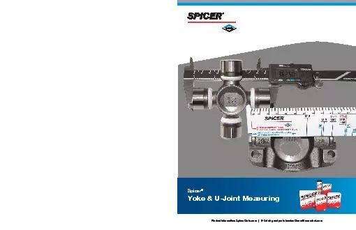Poduct Information: SpicerParts.com  |   E-Catalog and parts locator:
