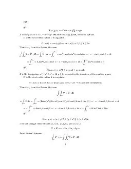 16.8#2F(x;y;z)=x2sinzi+y2j+xykSisthepartofz=1�x2�y2liesabovethex