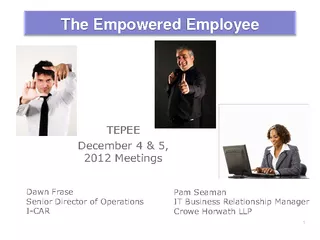 The Empowered Employee  KHPSRZHUWKHHPSORHH     The Emp