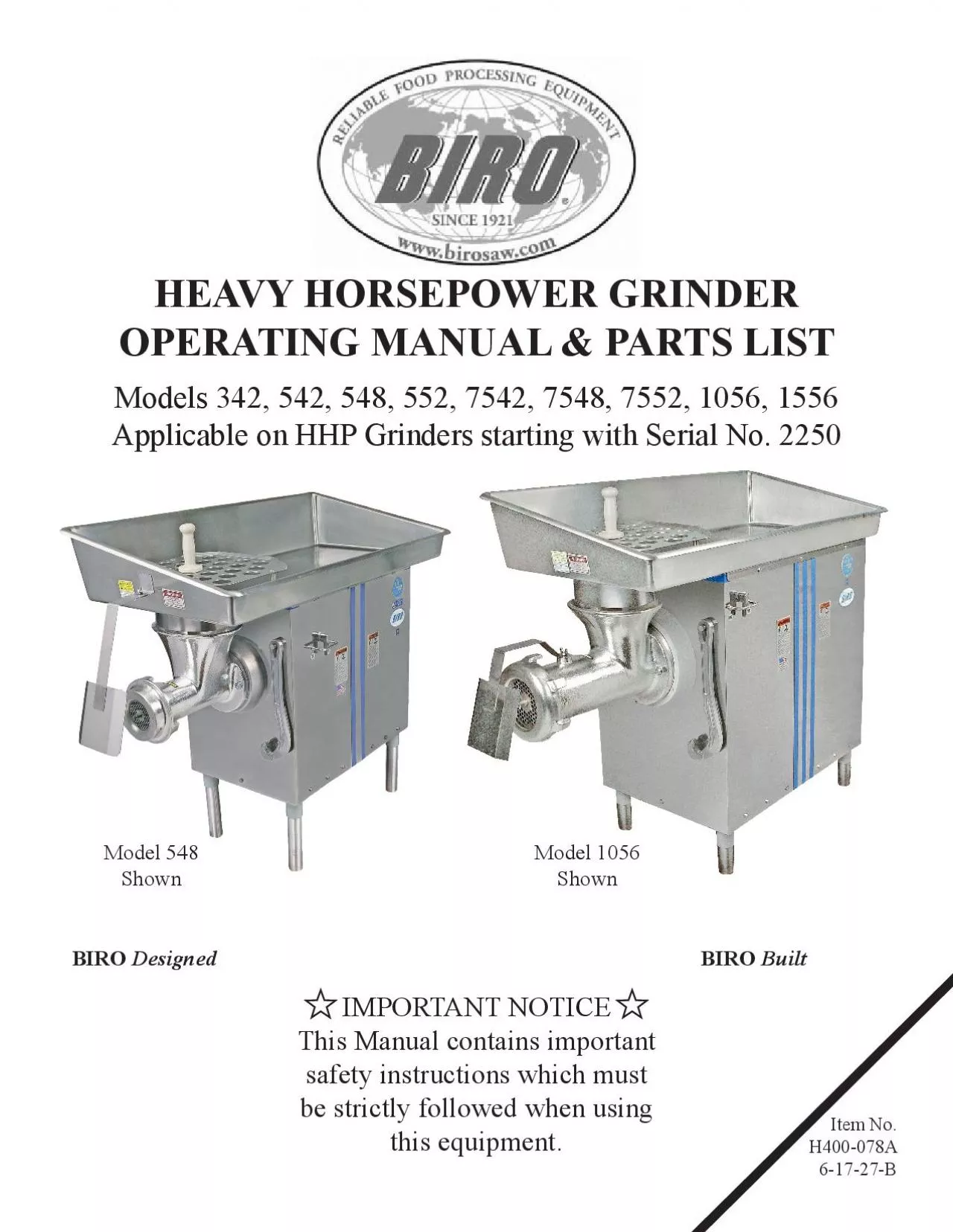 PDF-HEAVY HORSEPOWER GRINDER