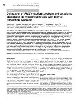 ARTICLEDelineationofmutationspectrumandassociatedphenotypesinhyperphos