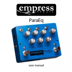 user manual ParaEq  Introduction The Empress ParaEq is
