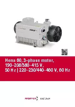 Powerful rotary vane pump with a pumping speed up to 76 m/h