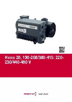 Powerful rotary vane pump with a pumping speed up to 30 m/h