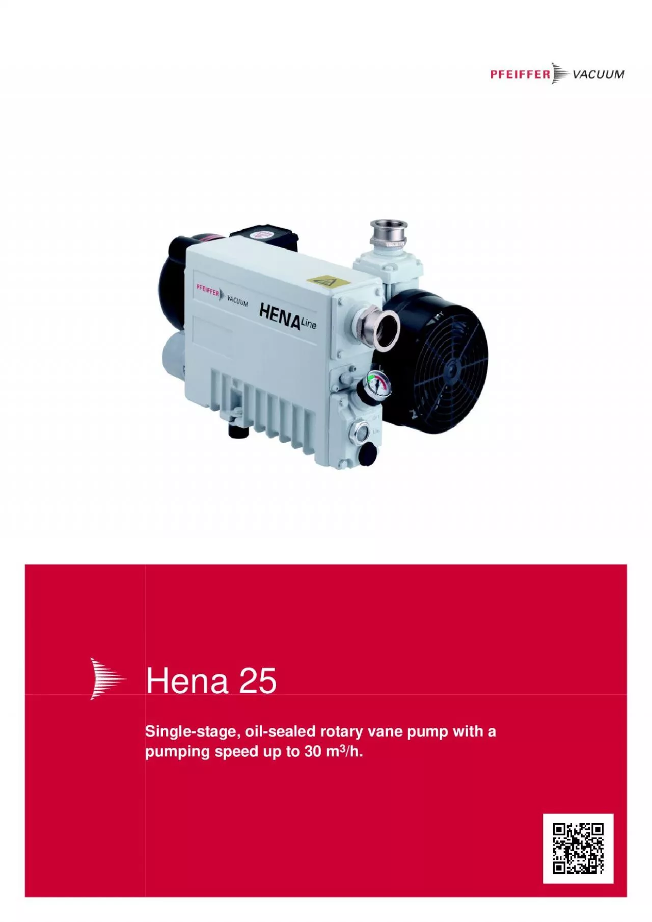 PDF-Powerful rotary vane pump with a pumping speed up to 30 m/h