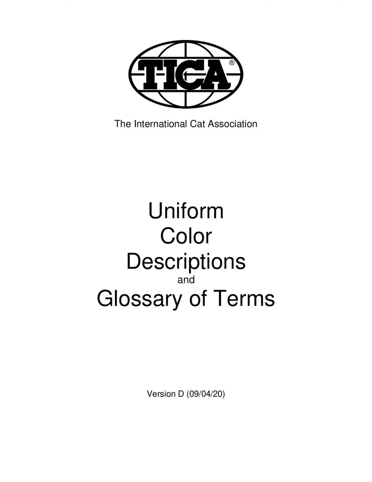 PDF-The International Cat Association