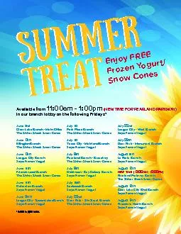 Enjoy FREE Frozen Yogurt/