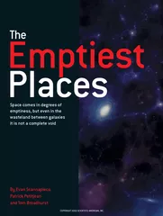 SCIENTIFIC AMERICAN OCTOBER  The Emptiest Places Spac