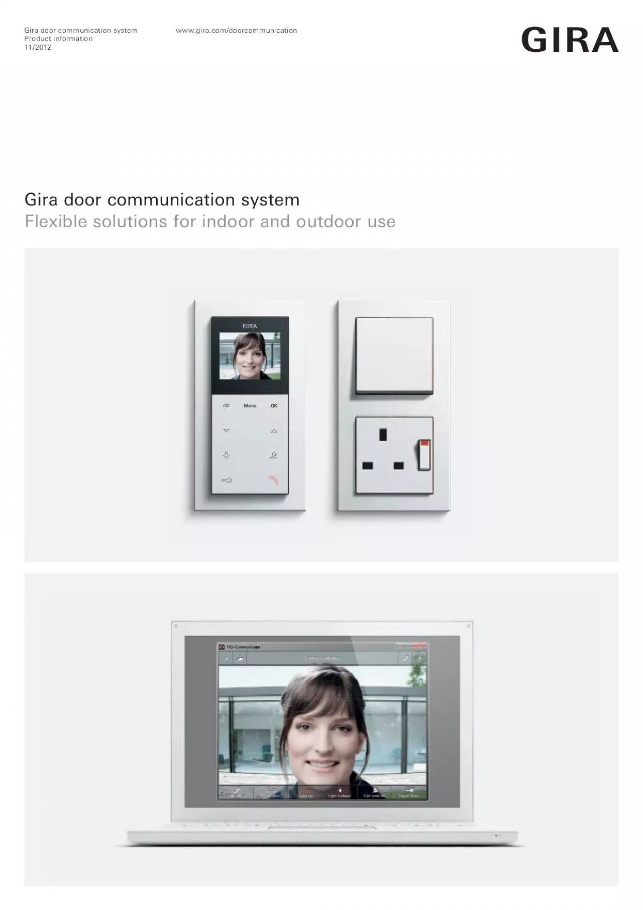 PDF-Gira door communication systemProduct information11 / 2012www.gira.com