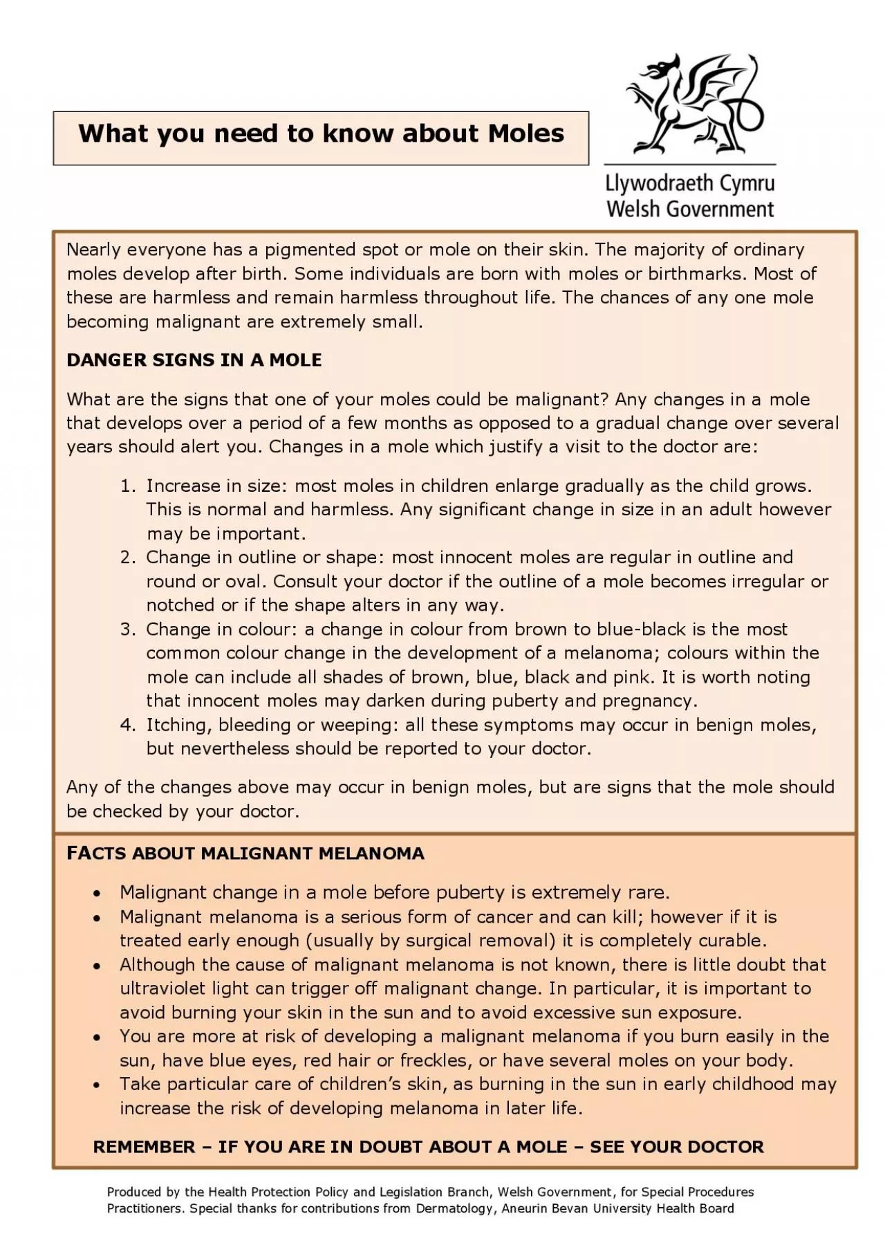 PDF-Produced by the Health Protection Policy and Legislation Branch, Welsh