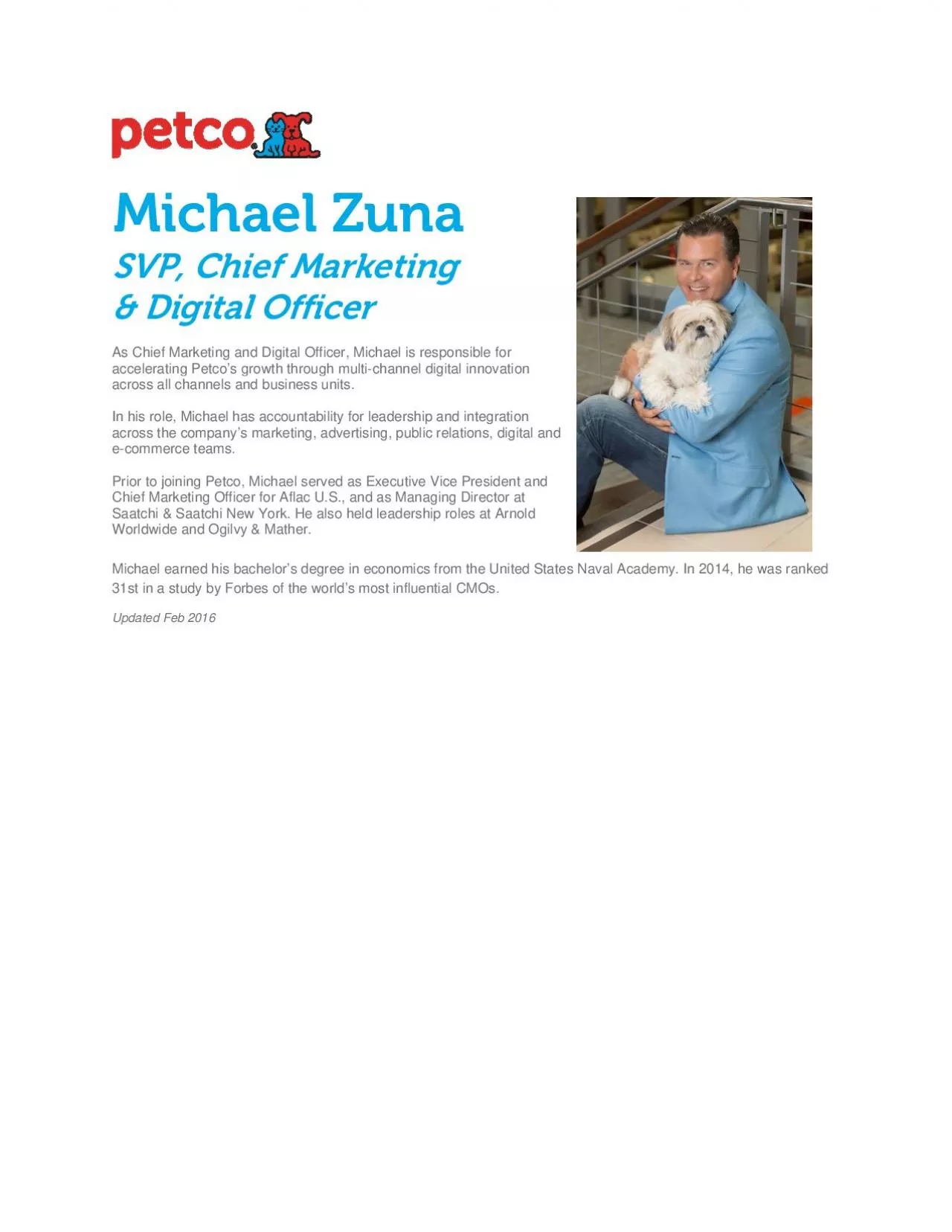 PDF-Michael Zuna SVP, Chief Marketing & Digital Officer