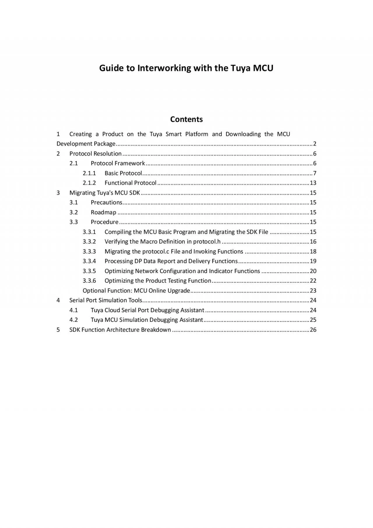 PDF-Guide to Interworking with the Tuya MCU