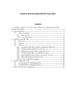 Guide to Interworking with the Tuya MCU