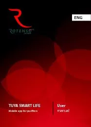 PDF-UserTUYA SMART LIFEMobile app for puriers