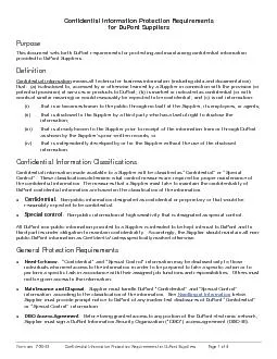 rm rev. 7-30-09      Confidential Information Protection Requirements