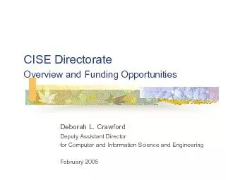 Overview andFunding Opportunitiesfor Computer and Information Science