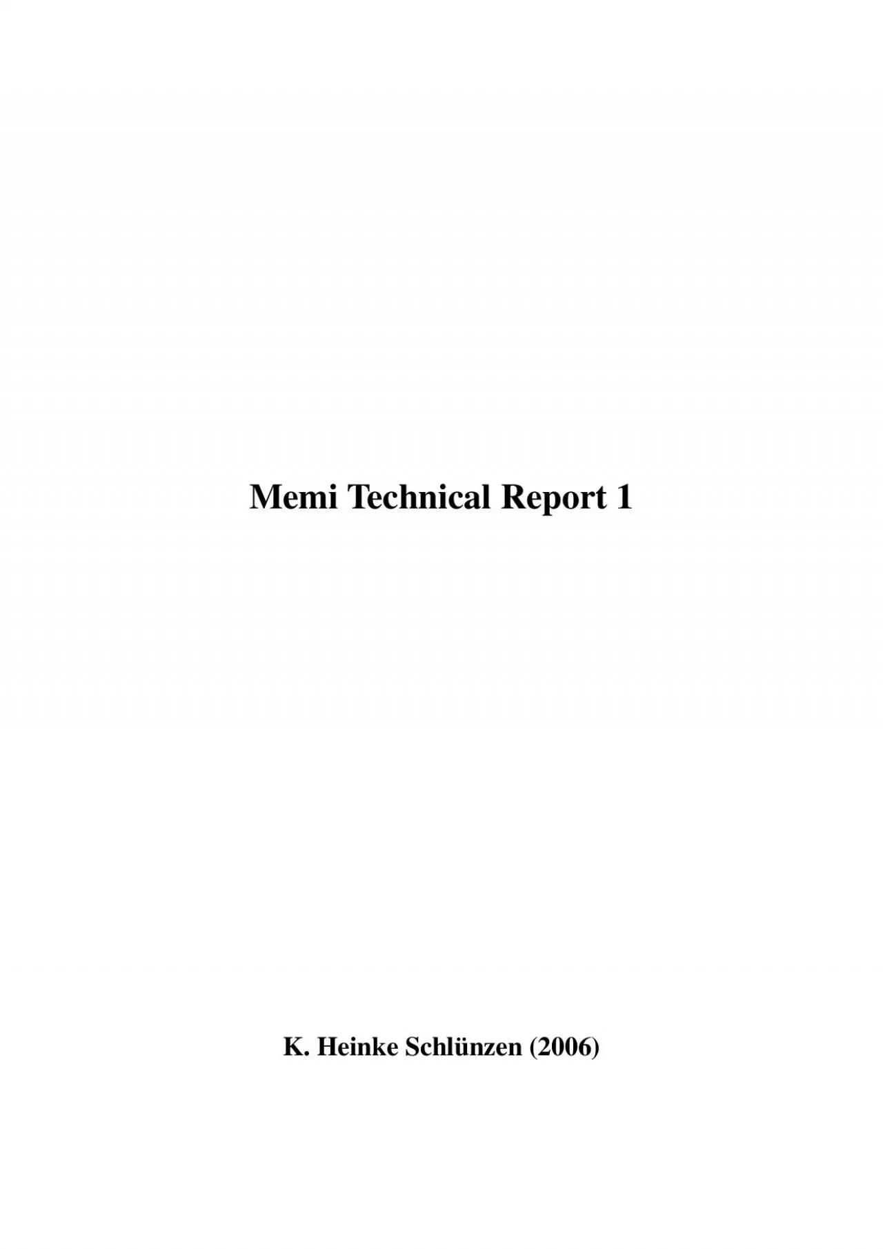 PDF-Memi Technical Report 1