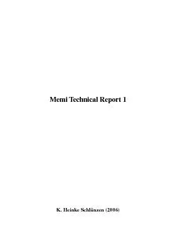 Memi Technical Report 1