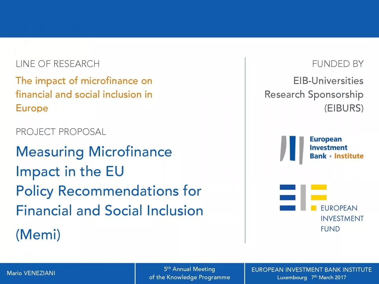 PDF-European Investment Bank European Investment FundLabour and Welfare Mi