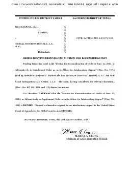 PDF-Case 1:13-cv-00323-MAC-ZJH Document 170 Filed 10/20/14 Page 1 of