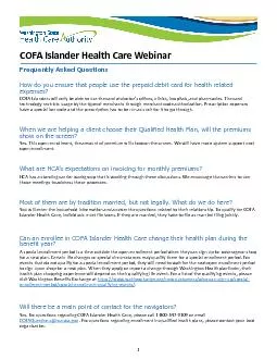 COFA Islander Health Care Webinar