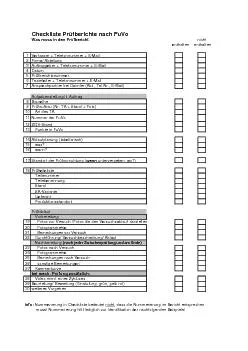 Checkliste Pr